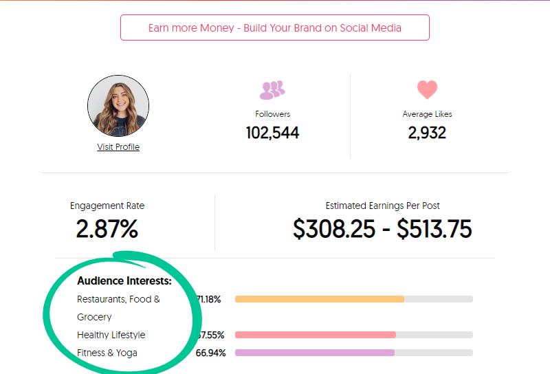 Impact of Niche on Influencer Rate Card