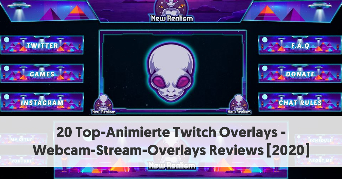 Top Animierte Twitch Overlays Webcam Stream Overlays Reviews