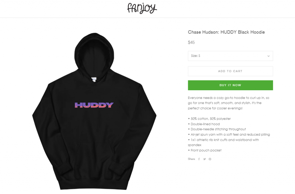 favorite product - Huddy hoodie