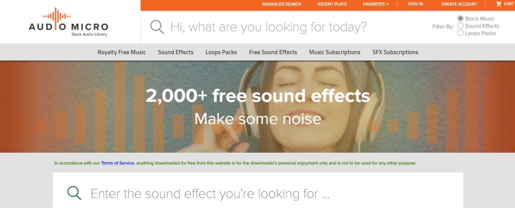 Download Free Sound Effects 