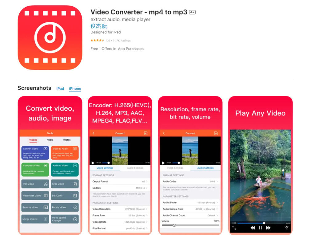 Video Converter - mp4 to mp3 