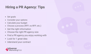 Hiring a PR Agency Tips