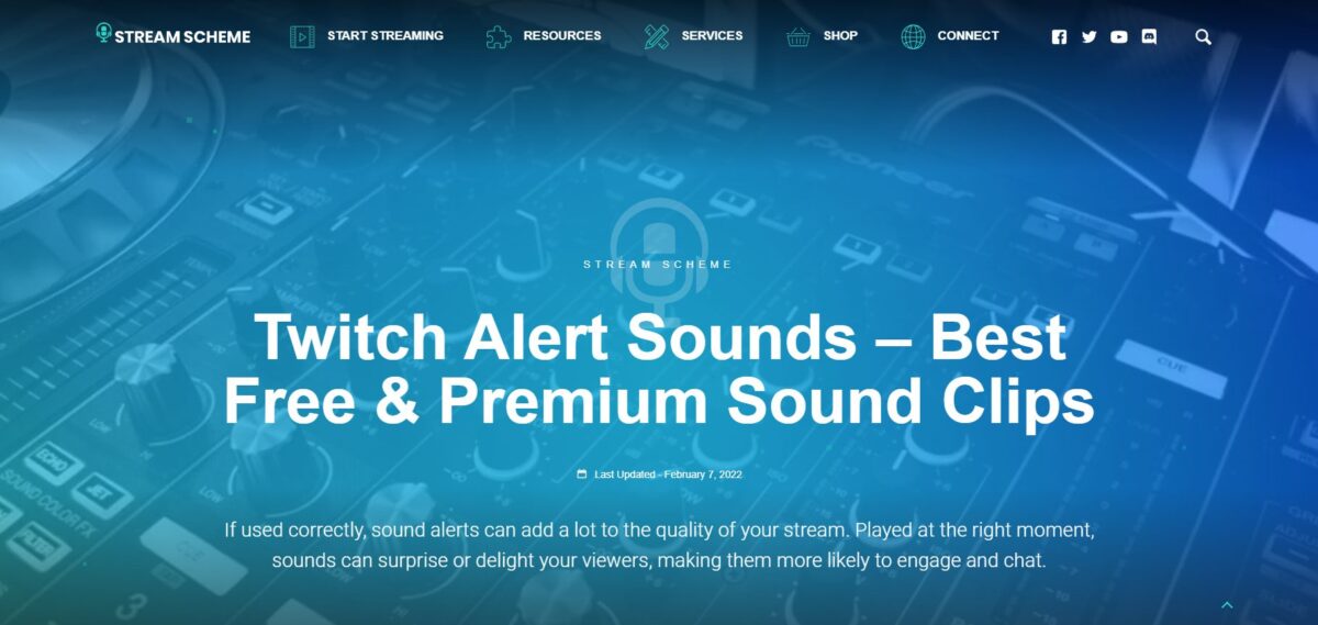 Beste StreamAlarmSounds für Twitch und Mixer