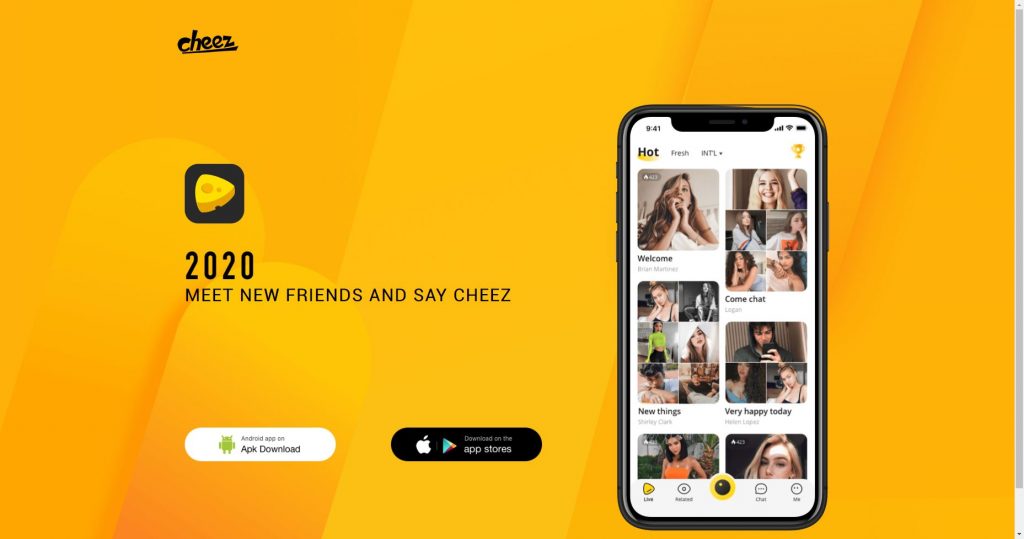 Cheez — популярная платформа для видеоблогов, модных и комедийных роликов.