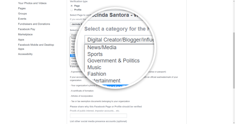 How to Get your Facebook Page Verified