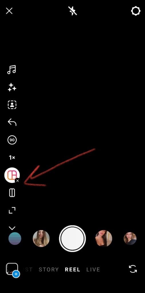 Instagram Video Layout option