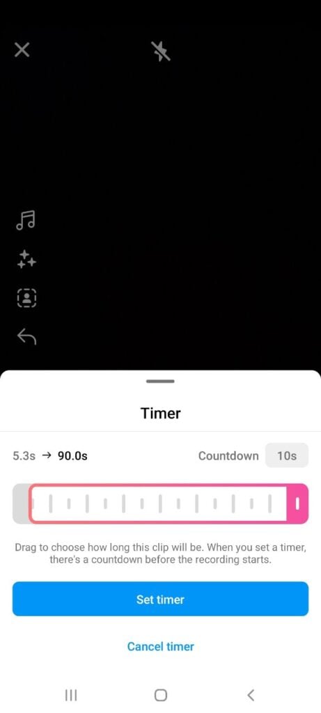 Instagram Reel Timer