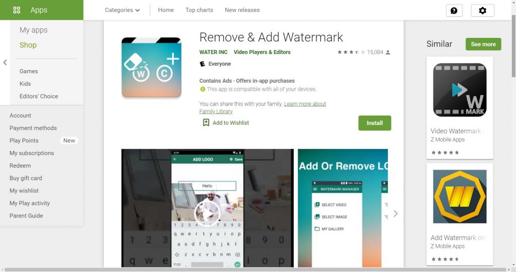 Remove & Add Watermark tiktok app