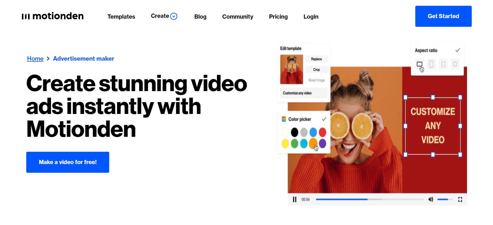 Ad Maker: For video ads that convert! (50+ Free Templates)