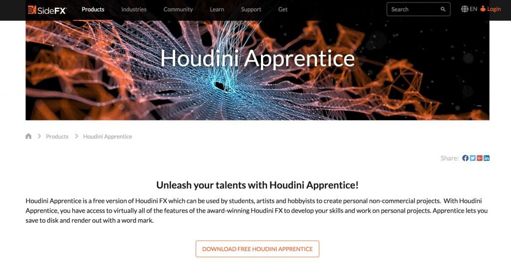 houdini free for students