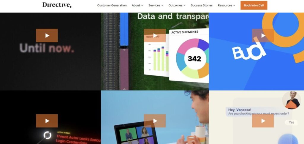 Directive Consulting video portfolio