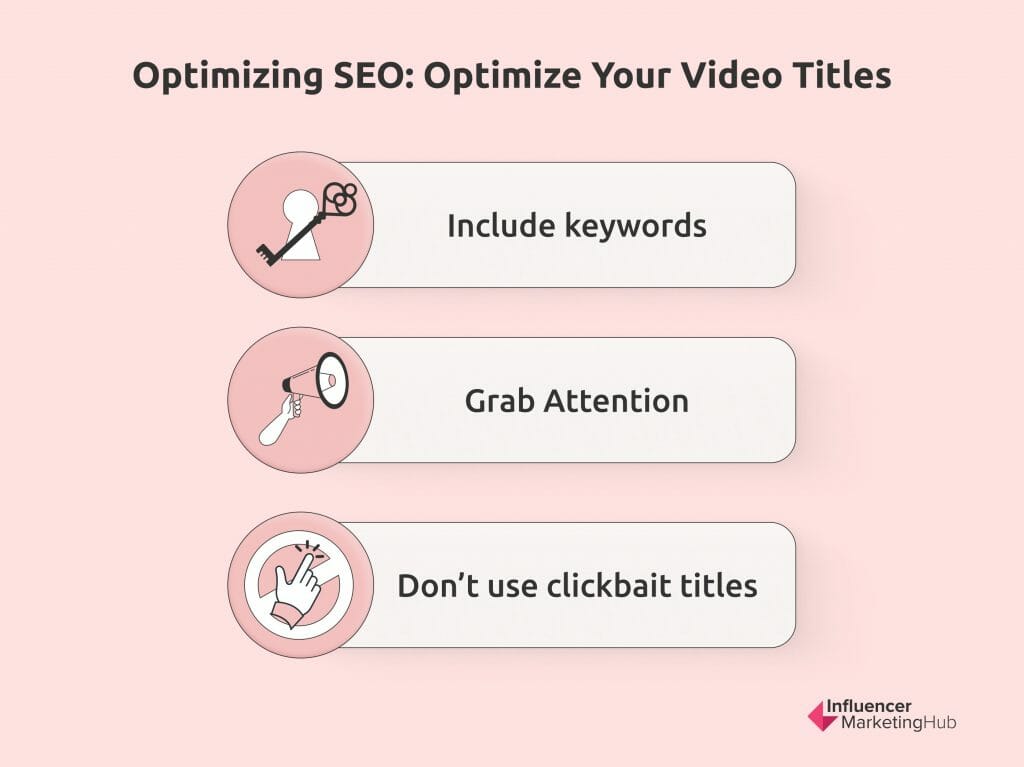 Optimizung SEO Optimize Your Video Titles
