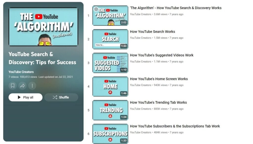 The YouTube Algorithm—YouTube Creator Academy