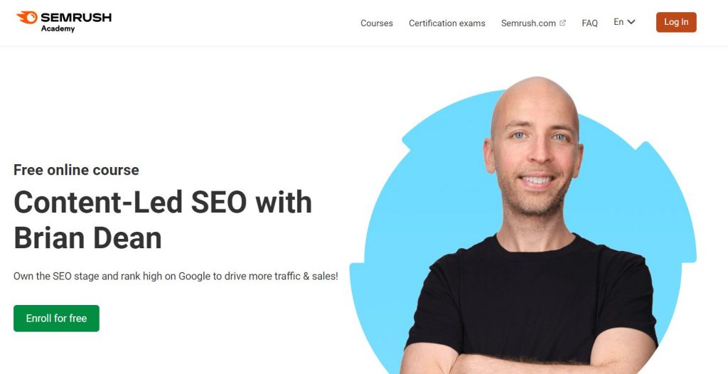 Content-led SEO Course – Semrush Academy 