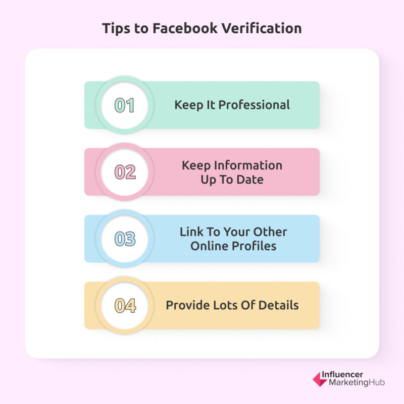 Tips to Facebook Verification