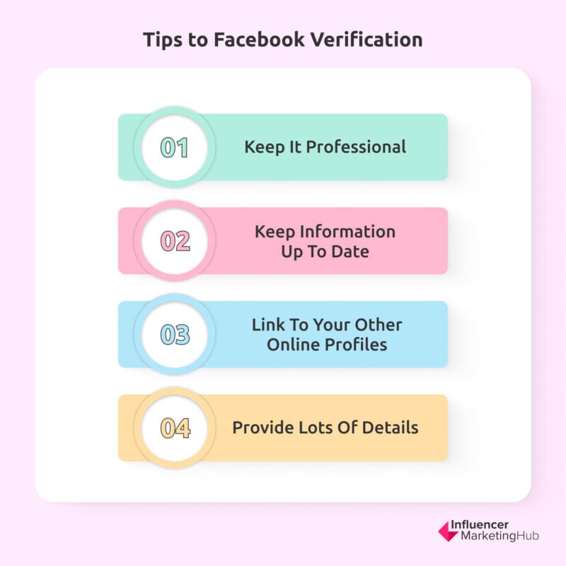 Tips to Facebook Verification