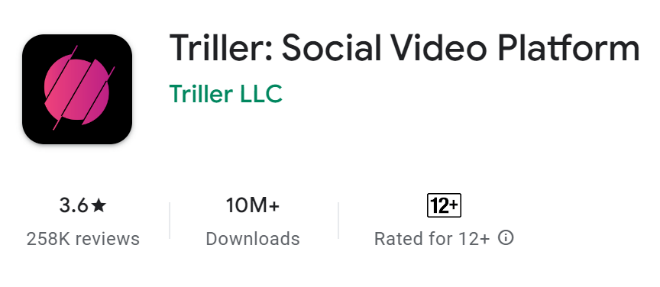 Triller: Social Video Platform (Screenshot in October 2024)