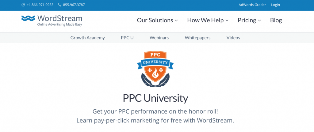 Pay Per Click (PPC) University—WordStream 