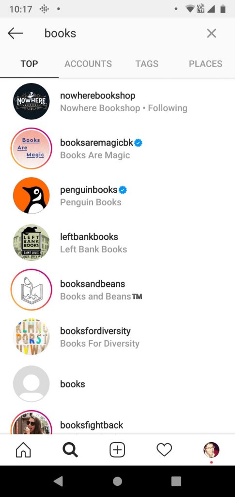 instagram hashtag search