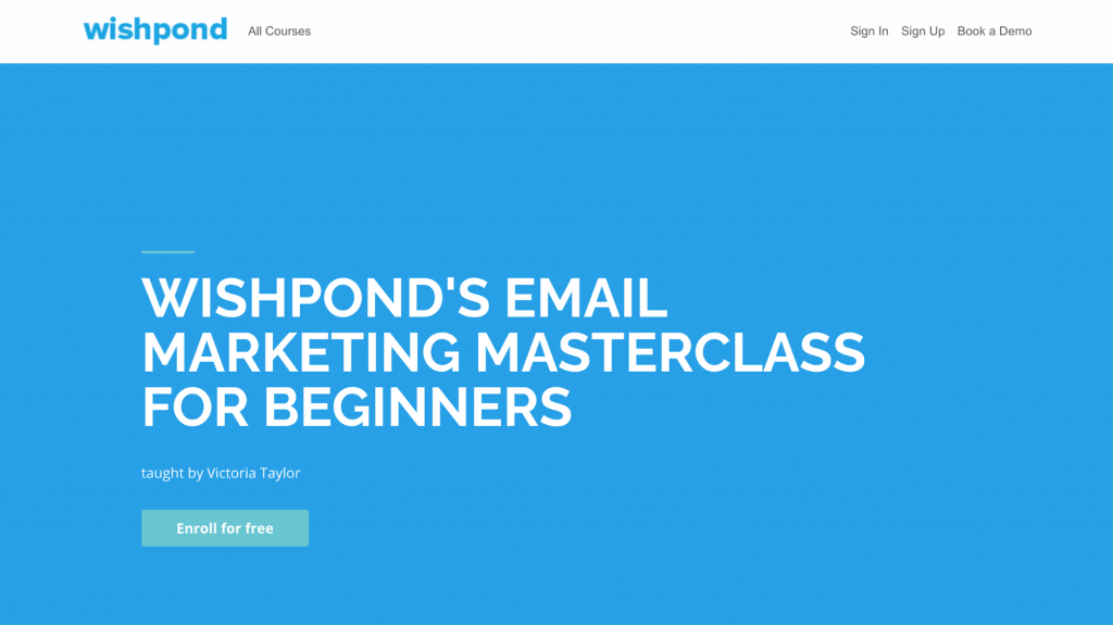 Wishpond Email Marketing Master Class for Beginners