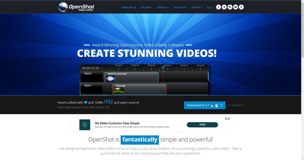 video editing software free download full version youtube