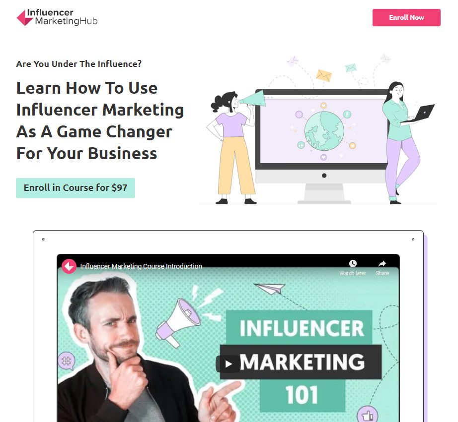 influencer marketing hub course 
