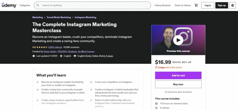 The Complete Instagram Marketing Masterclass