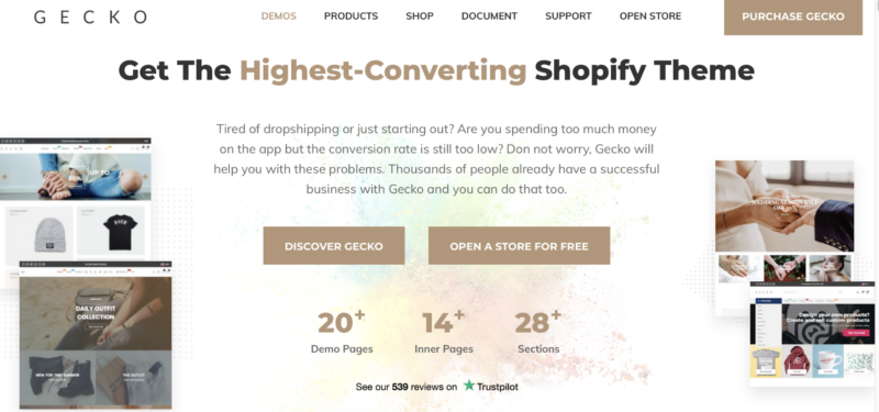 Gesko Highest-Converting Shopify theme