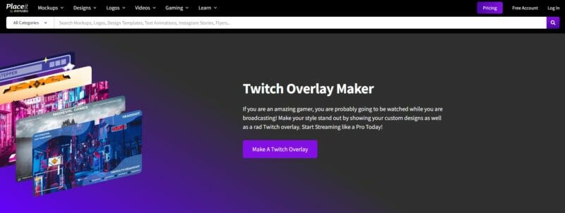 Twitch Overlay Maker - Placeit