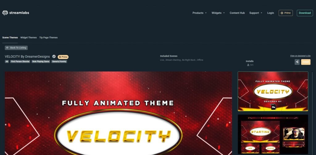 Streamlabs – VELOCITY