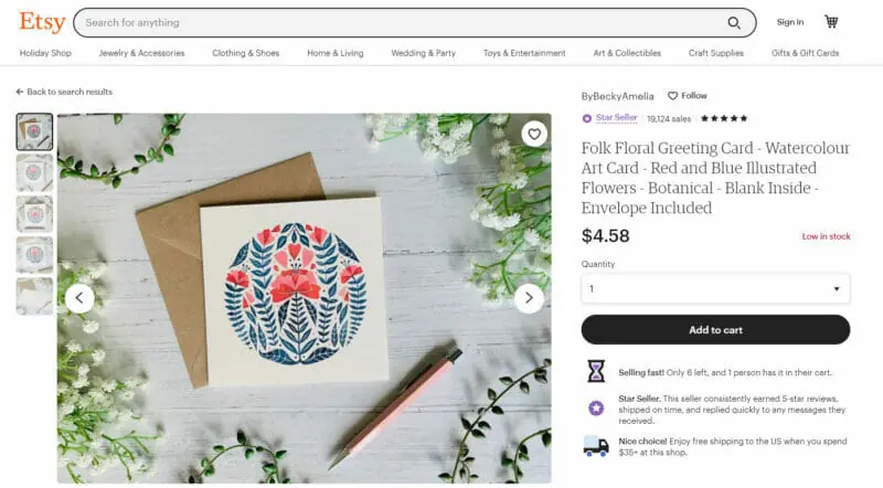 Diseño gráfico para redes sociales - Diseño gráfico folk-botánico - etsy