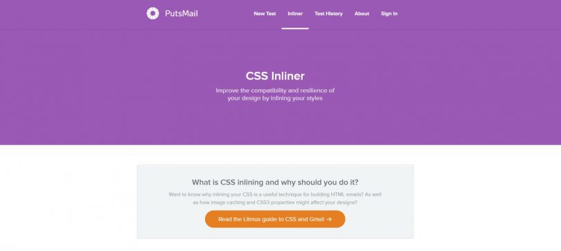 css iliner tool for email