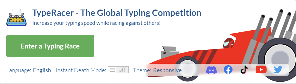 Type Racer - a game about typing fast App Review