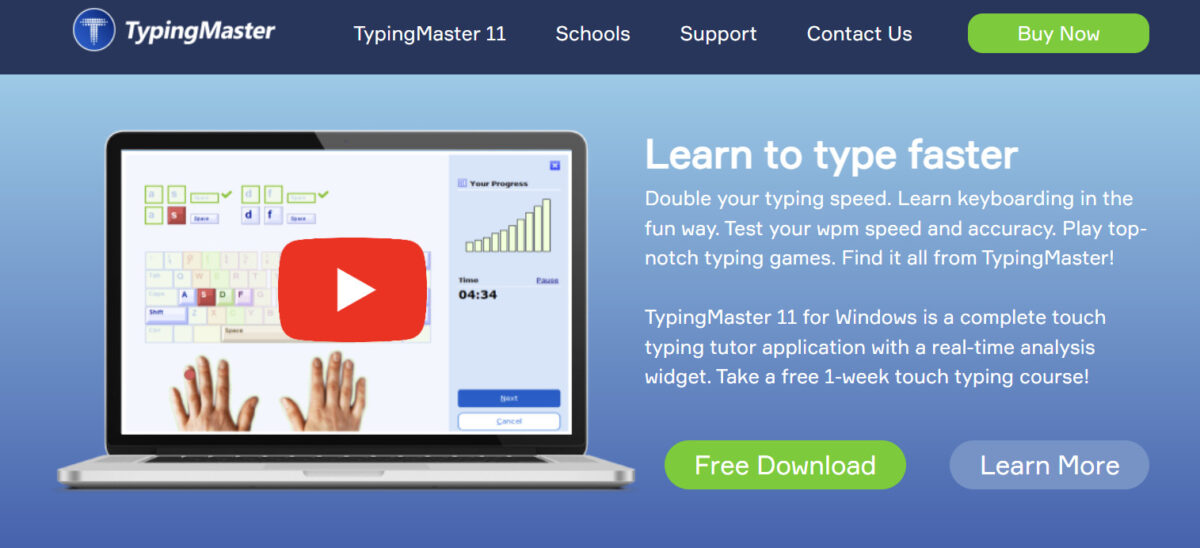 What are the best free sites to test typing speed and improve