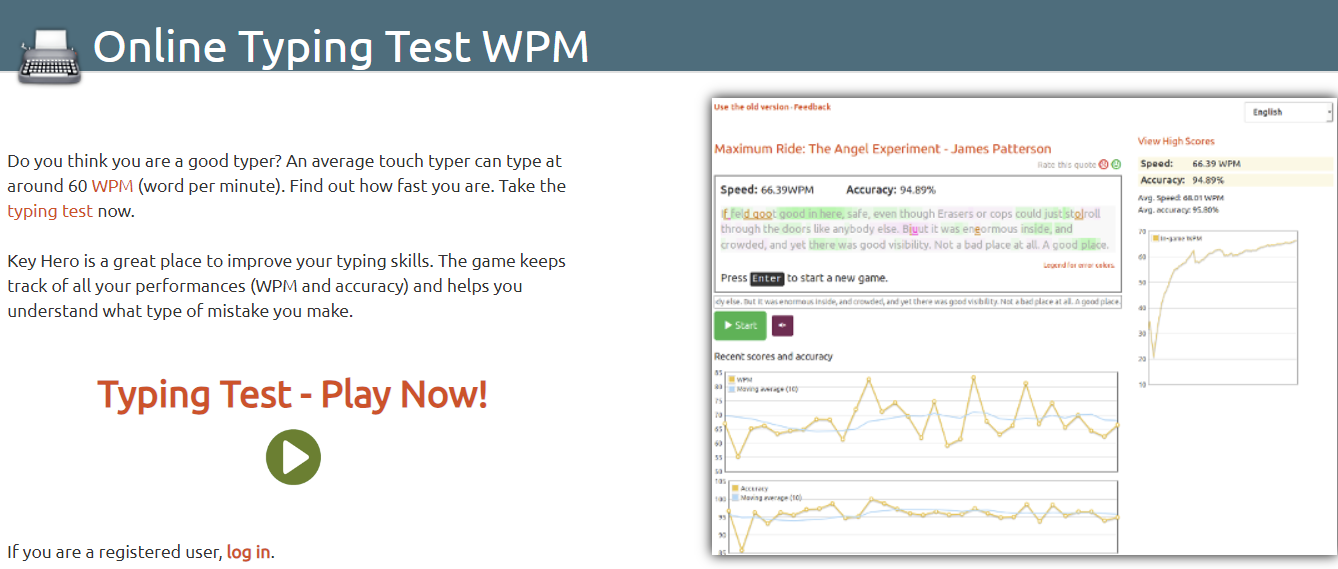 Online Typing Test WPM