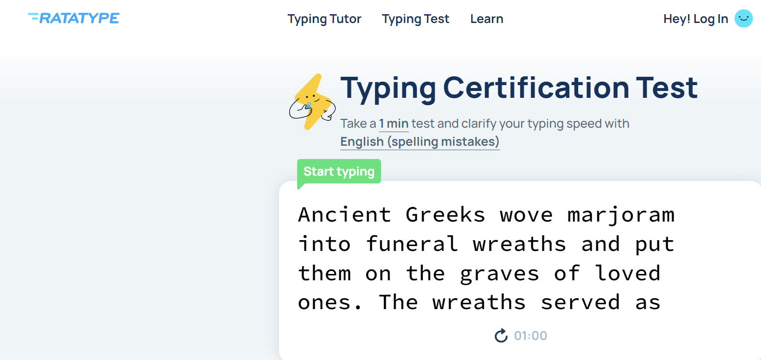 Groups for touch typing competitions — Ratatype