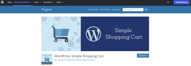 WordPress Simple PayPal Shopping Cart