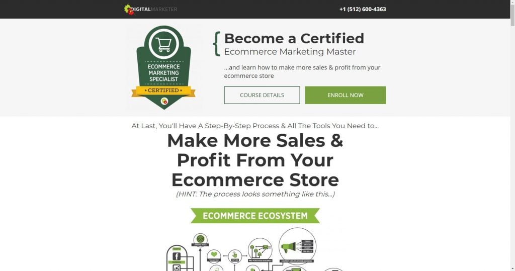 Ecommerce Marketing Mastery course