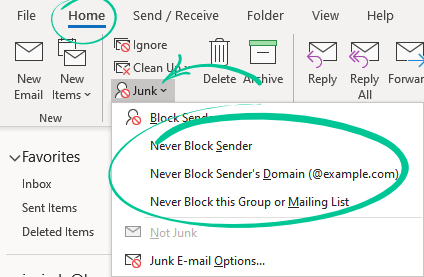 Whitelist an Email Sender or a Domain in Yahoo! Mail