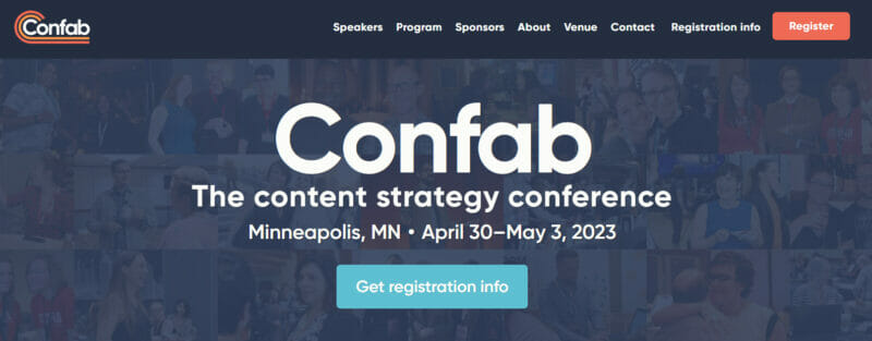 Confab Content Strategy Conference