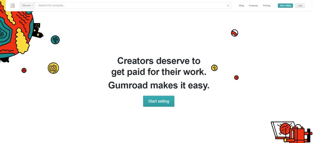 Gumroad makes it easy for creators to sell their products