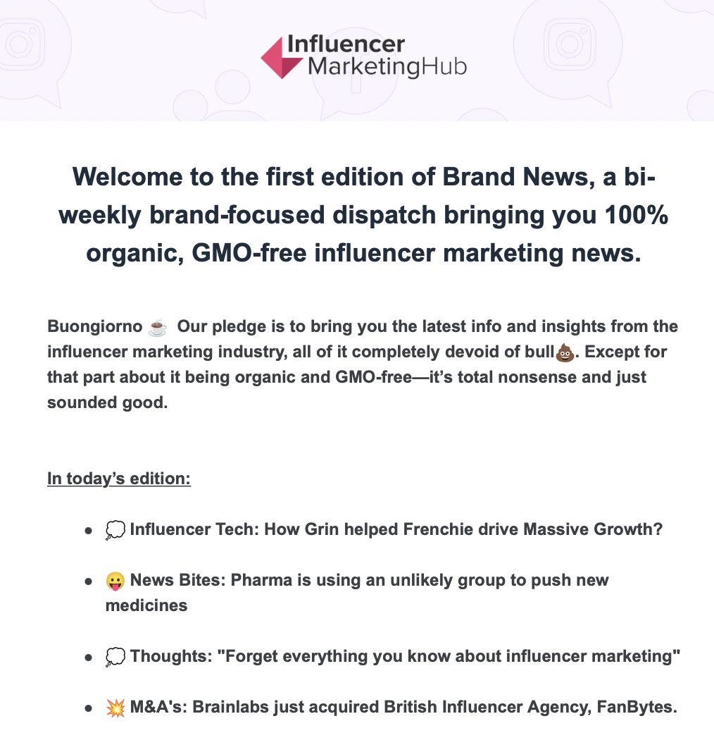 Influencer Marketing Hub (free)