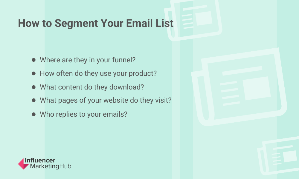 email list segmentation tips