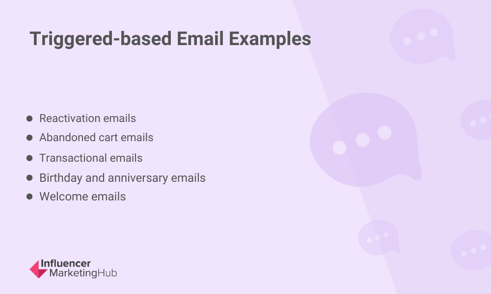 emails examples