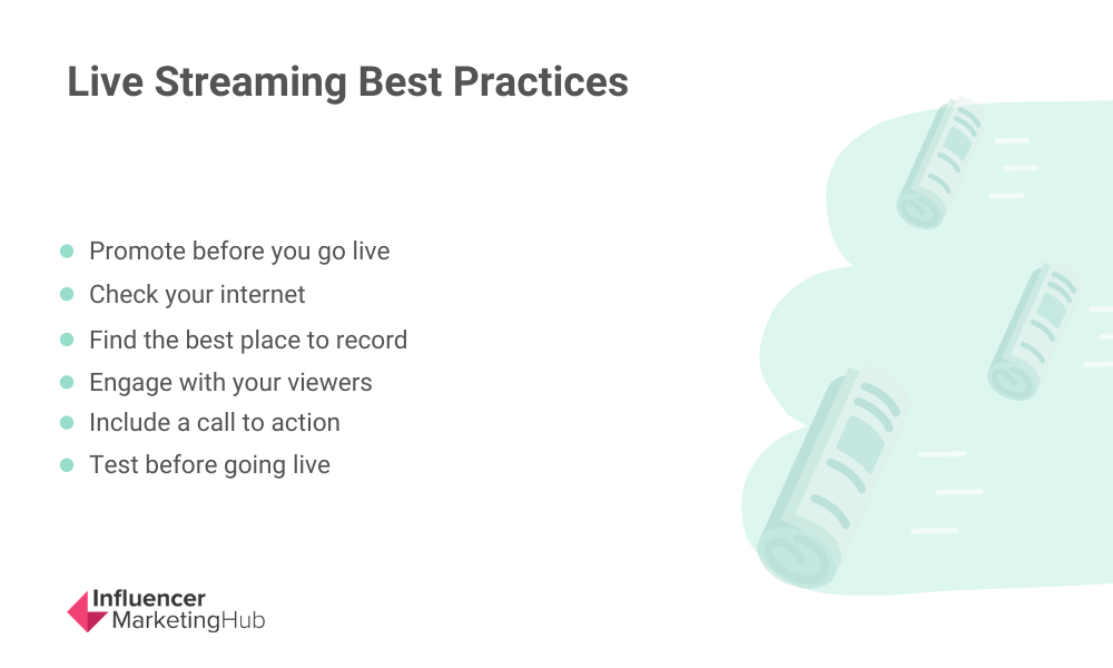 live streaming best practices 