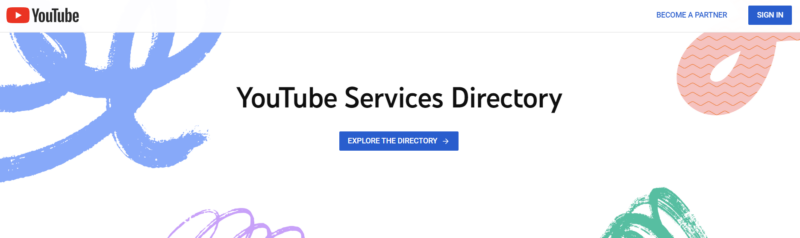 YouTube Creator Academy and YouTube Services Directory