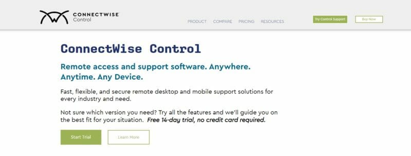 ConnectWise Control remote support
