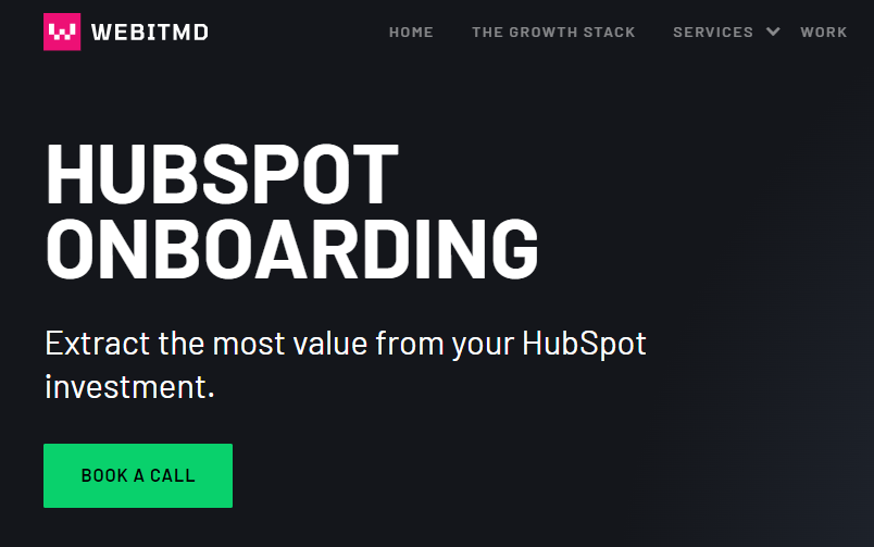 WEBITMD HubSpot onboarding 
