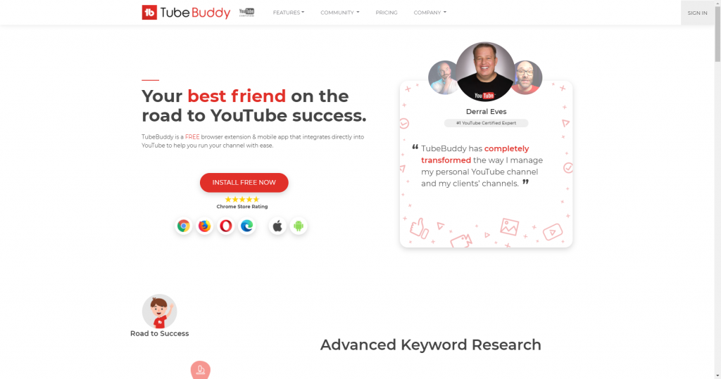 Channel Management Tool TubeBuddy