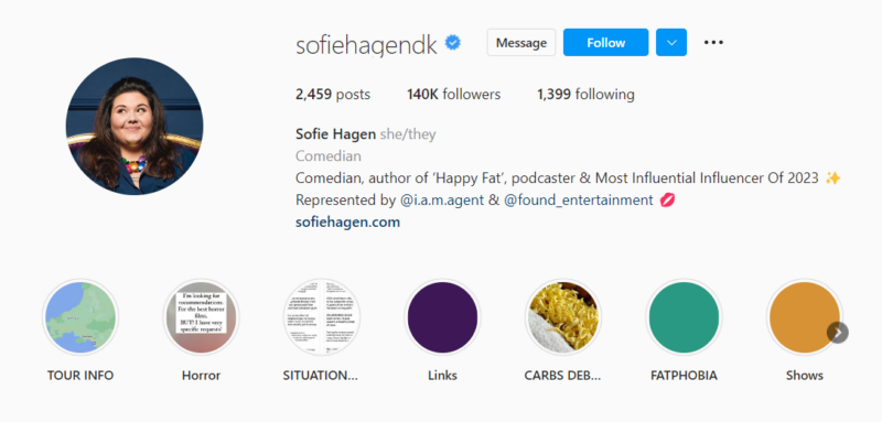 Sofie Hagen (@sofiehagendk) • Instagram